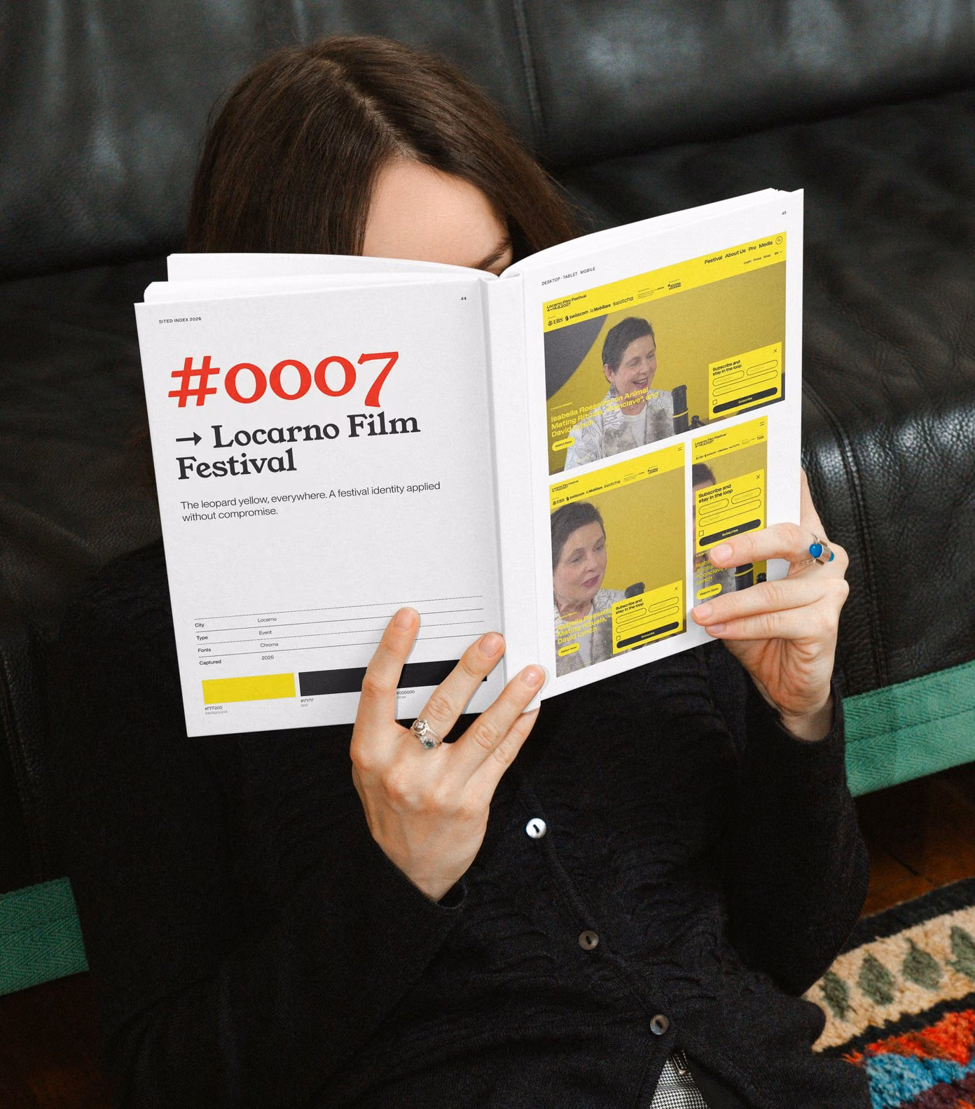 The Sited magazine open at sheet #0007, Locarno Film Festival